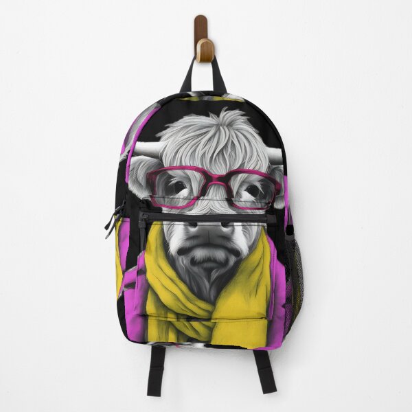 Item preview, The Studious Highland Cow designed and sold by Zenvo.
