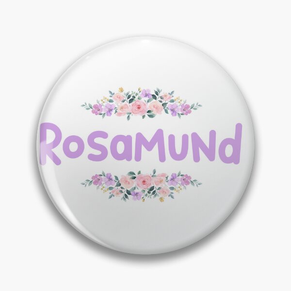 Item preview, Purple Flower Rosamund Name Label designed and sold by NormadWorld.