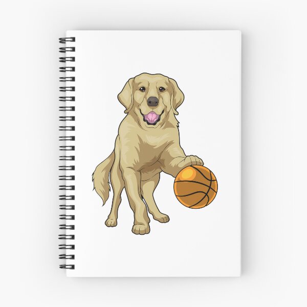 Item preview, Golden Retriever Basketball player Basketball designed and sold by Snabdesign84.