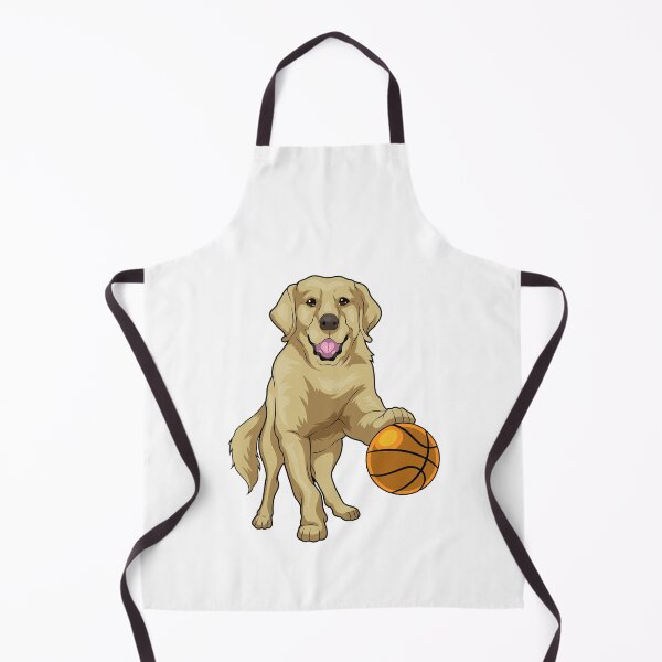 Item preview, Golden Retriever Basketball player Basketball designed and sold by Snabdesign84.