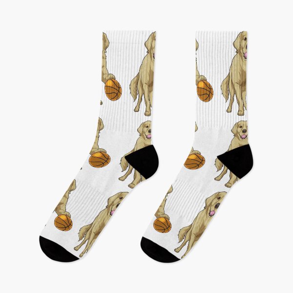 Item preview, Golden Retriever Basketball player Basketball designed and sold by Snabdesign84.