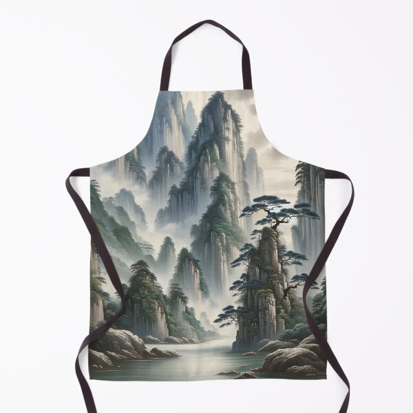Item preview, Misty mountains on the quiet lake designed and sold by Cerberus-Art.
