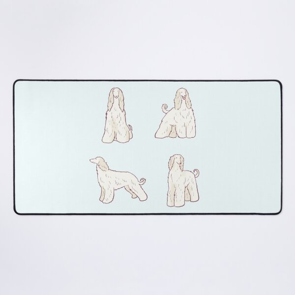 Item preview, White afghan hound pack designed and sold by Mayarart.