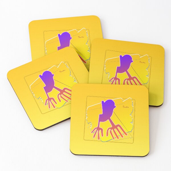 Item preview, Nazca Lines Hands Framed Brush Stroke designed and sold by kernowerno.