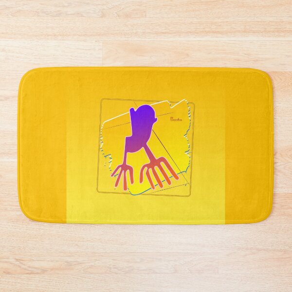 Item preview, Nazca Lines Hands Framed Brush Stroke designed and sold by kernowerno.