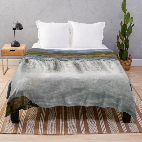Item preview, Godafoss waterfalls in Iceland with rainbow designed and sold by Photopat.