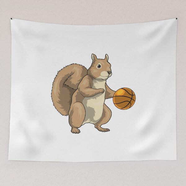 Item preview, Squirrel Basketball player Basketball designed and sold by Snabdesign84.