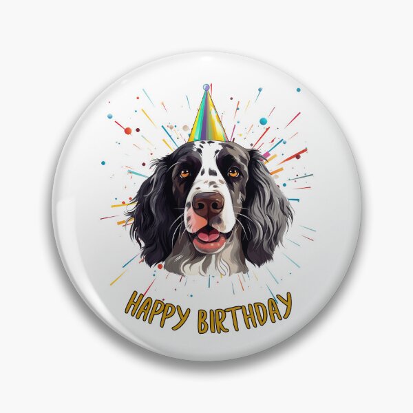 Item preview, Birthday English Setter - Happy Birthday! designed and sold by wotsthis.
