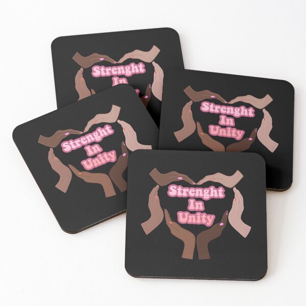 Item preview, Strength in Unity - Diverse Hands Heart. Inspiring social worker quote. designed and sold by Unitepeople.