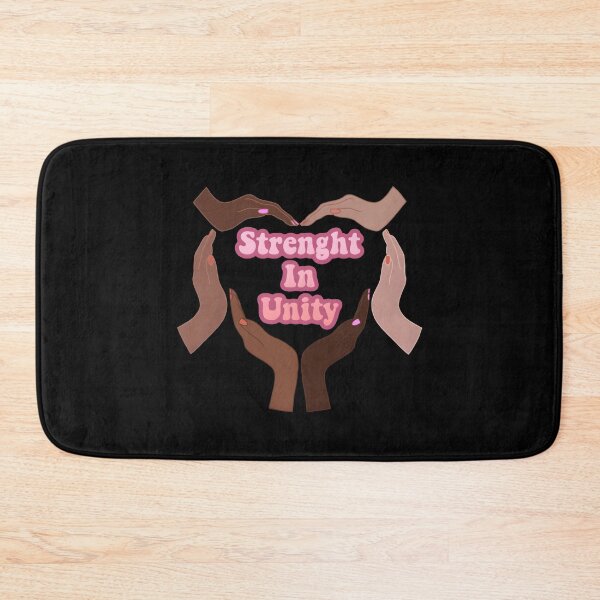 Item preview, Strength in Unity - Diverse Hands Heart. Inspiring social worker quote. designed and sold by Unitepeople.