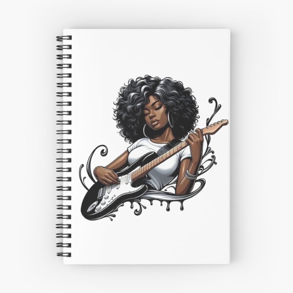 Item preview, “Electric Harmonies: The Guitarist and his Bewitching Riffs” designed and sold by CHRIST5000.