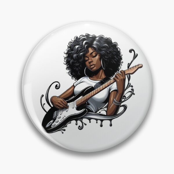 Item preview, “Electric Harmonies: The Guitarist and his Bewitching Riffs” designed and sold by CHRIST5000.