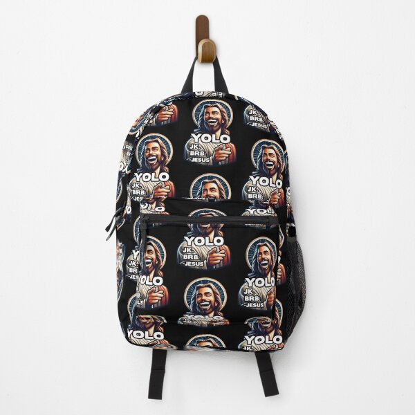 Item preview, YOLO JK BRB Jesus designed and sold by plushism.