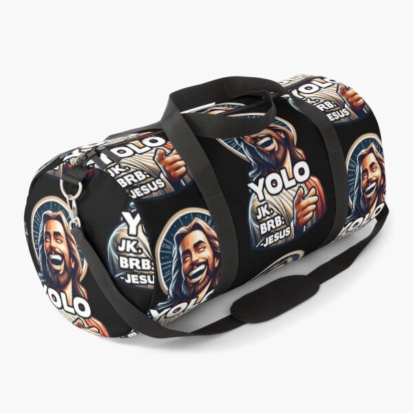 Item preview, YOLO JK BRB Jesus designed and sold by plushism.