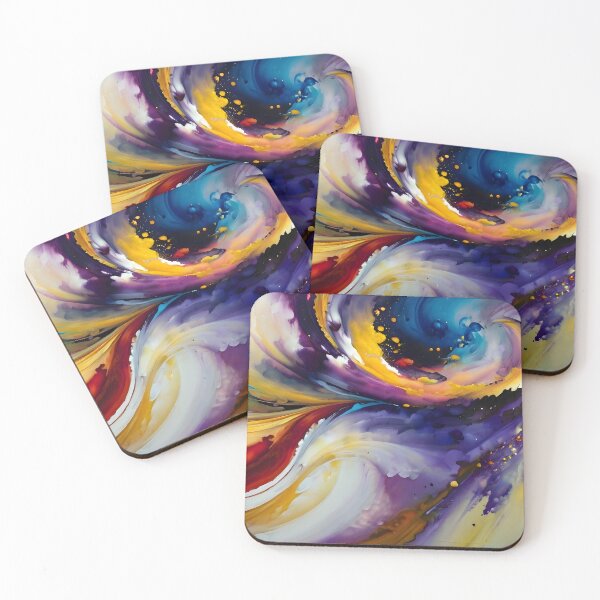 Item preview, Enigmatic Contrasts: Where Light and Shadow Meet Abstract Painting designed and sold by puravidavisions.
