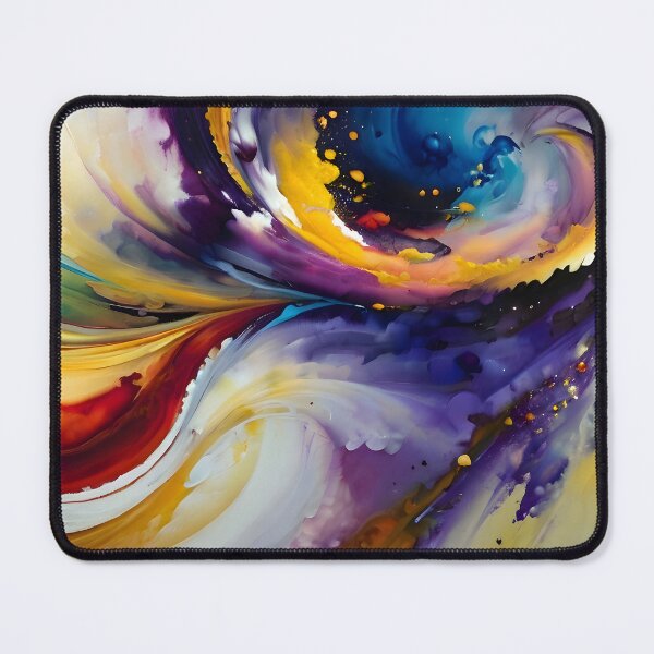 Item preview, Enigmatic Contrasts: Where Light and Shadow Meet Abstract Painting designed and sold by puravidavisions.