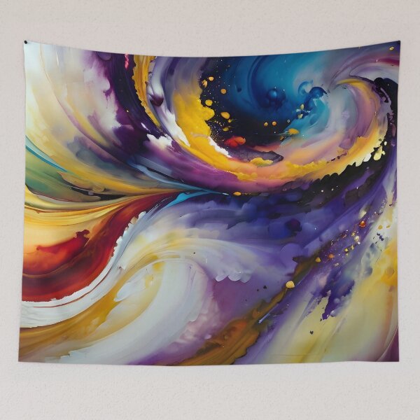 Item preview, Enigmatic Contrasts: Where Light and Shadow Meet Abstract Painting designed and sold by puravidavisions.