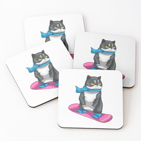 Item preview, British Shorthair Snowboard Winter sports designed and sold by Snabdesign84.