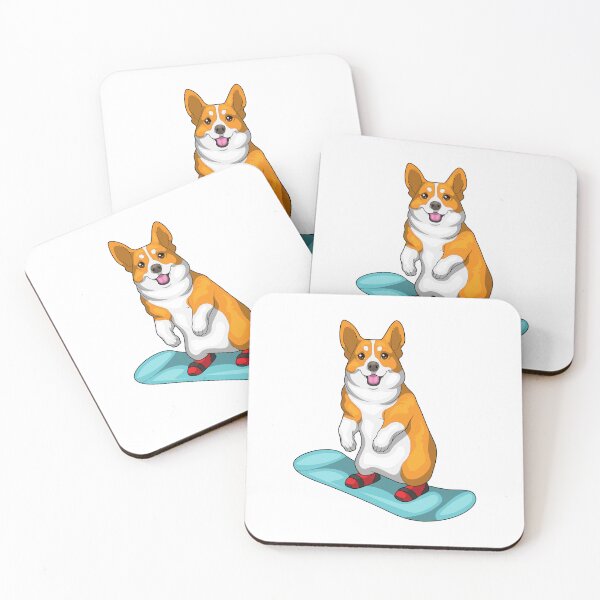 Item preview, Corgi Snowboard Winter sports designed and sold by Snabdesign84.