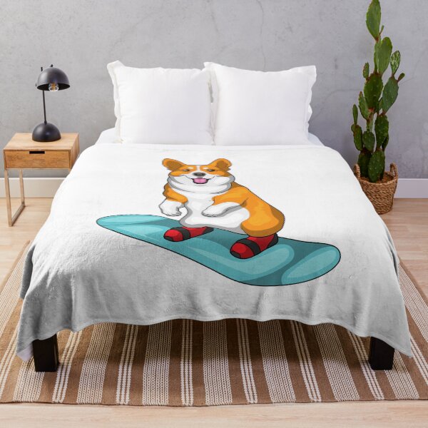 Item preview, Corgi Snowboard Winter sports designed and sold by Snabdesign84.