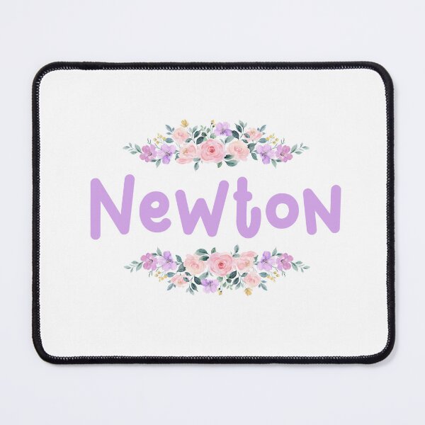 Item preview, Purple Flower Newton Name Label  designed and sold by NormadWorld.