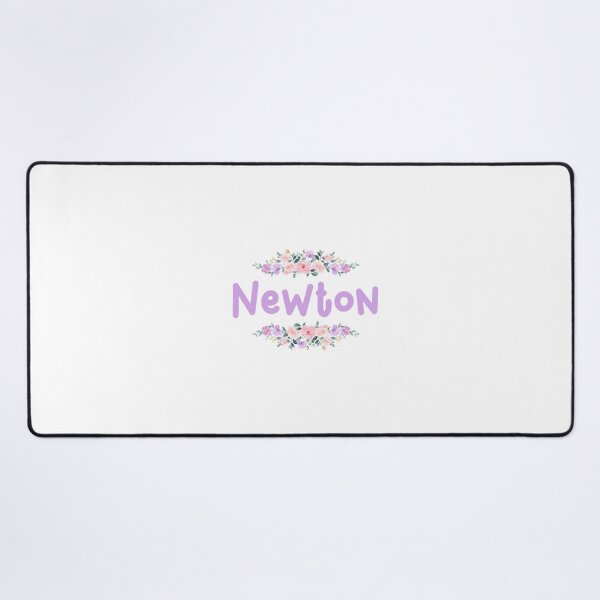Item preview, Purple Flower Newton Name Label  designed and sold by NormadWorld.