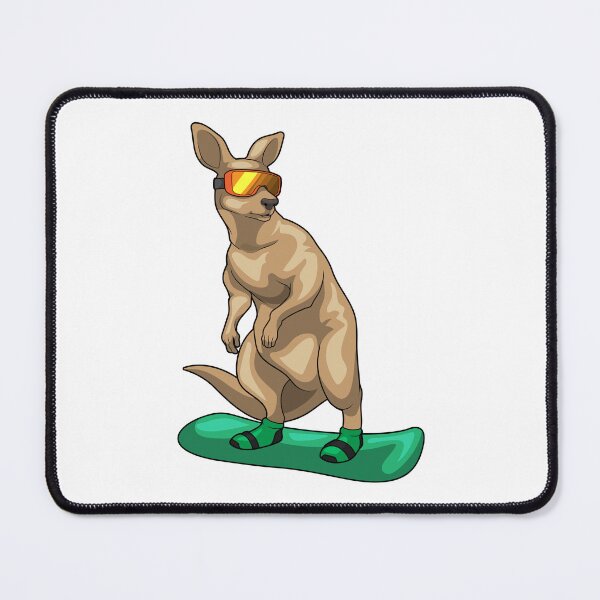 Item preview, Kangaroo Snowboarder Snowboard designed and sold by Snabdesign84.