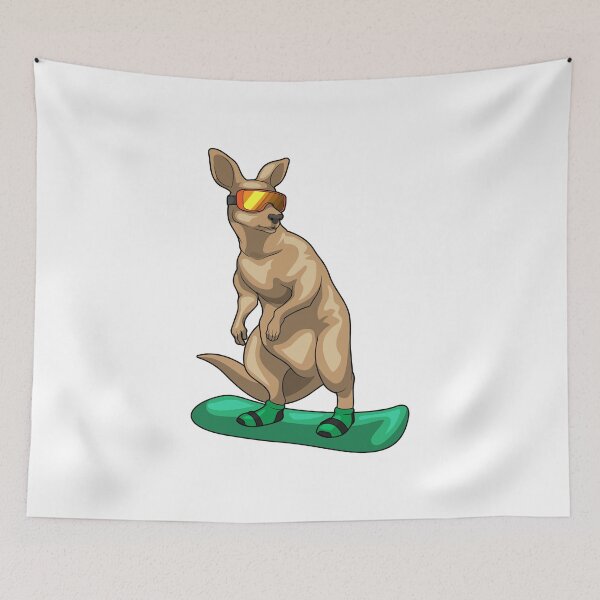 Item preview, Kangaroo Snowboard Winter sports designed and sold by Snabdesign84.