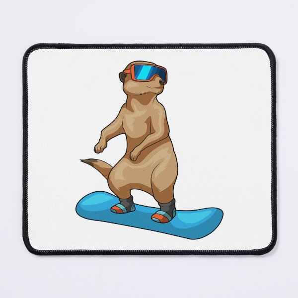 Item preview, Meerkat Snowboarder Snowboard designed and sold by Snabdesign84.