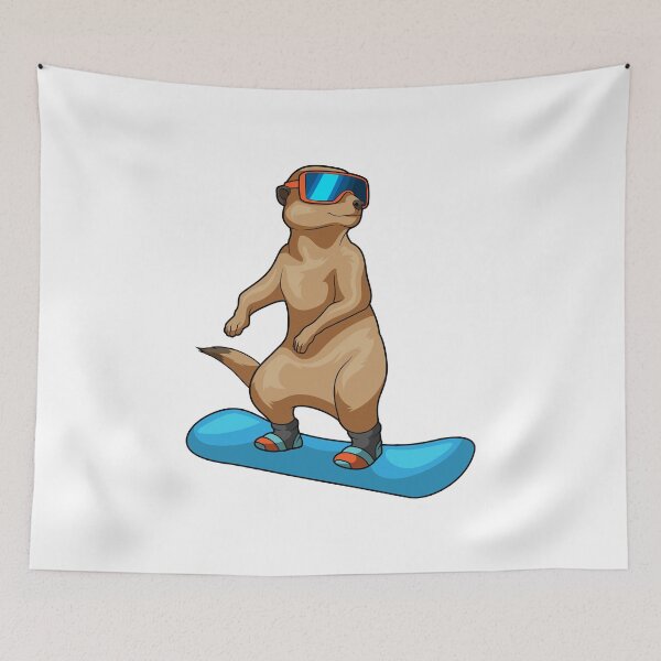 Item preview, Meerkat Snowboard Winter sports designed and sold by Snabdesign84.