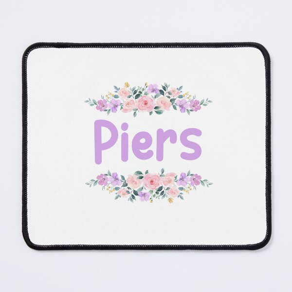 Item preview, Purple Flower Piers Name Label designed and sold by NormadWorld.