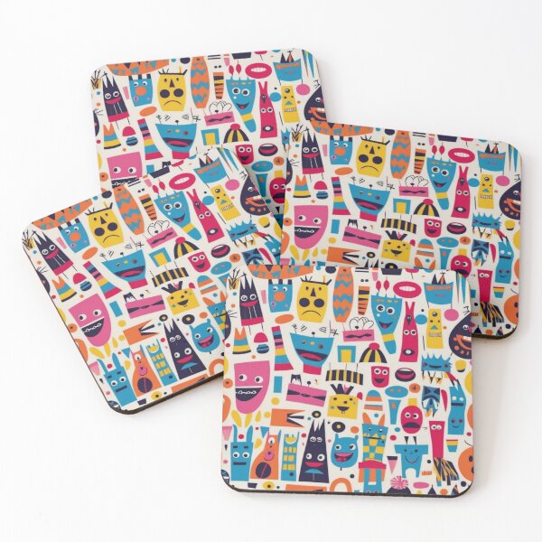 Item preview, RogerPattern - "Colorful Comedy Parade" designed and sold by RogerPattern.