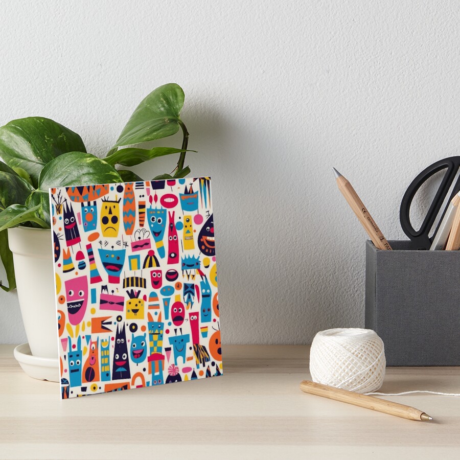 Item preview, Art Board Print designed and sold by RogerPattern.