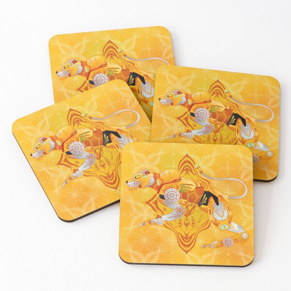 Item preview, Yellow Batik Lion designed and sold by bloomejasmine.