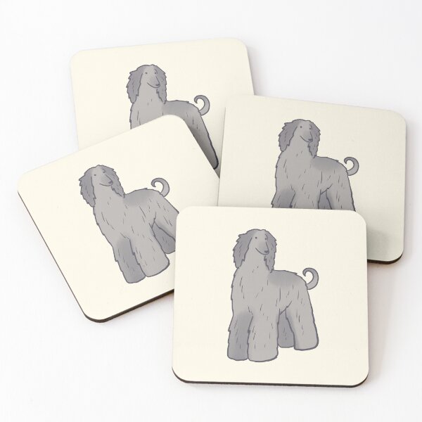 Item preview, Silver afghan hound art designed and sold by Mayarart.