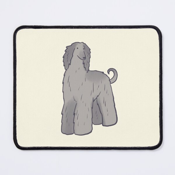 Item preview, Silver afghan hound art designed and sold by Mayarart.