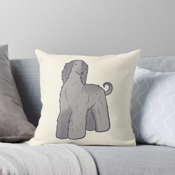 Item preview, Silver afghan hound art designed and sold by Mayarart.