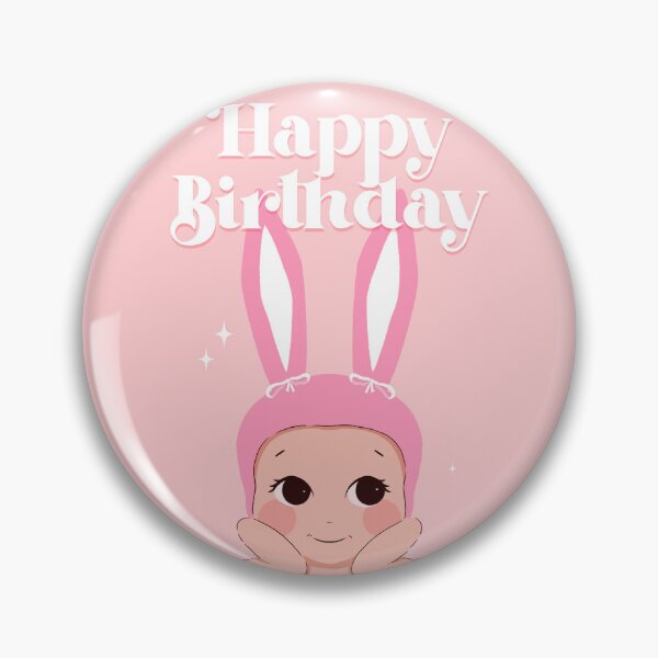 Item preview, Pink Bunny Angel Birthday Card | Birthday Card for Her designed and sold by KittyStrand.