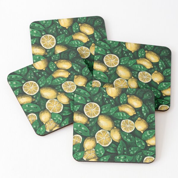 Item preview, Lemoncello Grove Delights vibes pattern designed and sold by YenViolet.