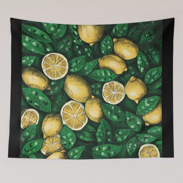 Item preview, Lemoncello Grove Delights vibes pattern designed and sold by YenViolet.