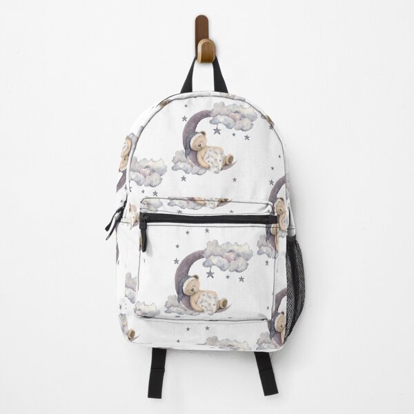 Item preview, Sleeping teddy bear on the moon designed and sold by Oleksandra Yurchenko.