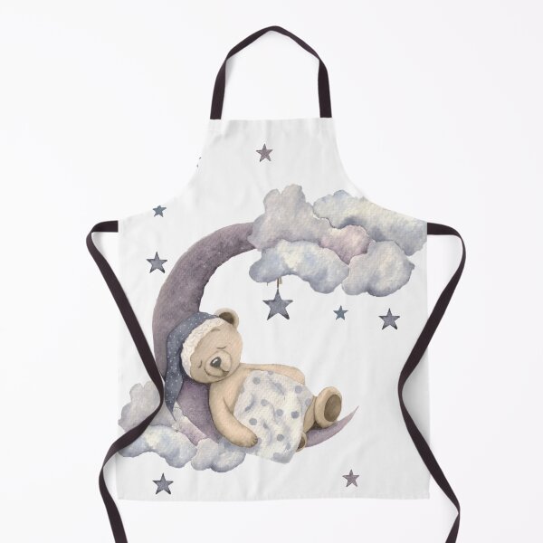 Item preview, Sleeping teddy bear on the moon designed and sold by Oleksandra Yurchenko.