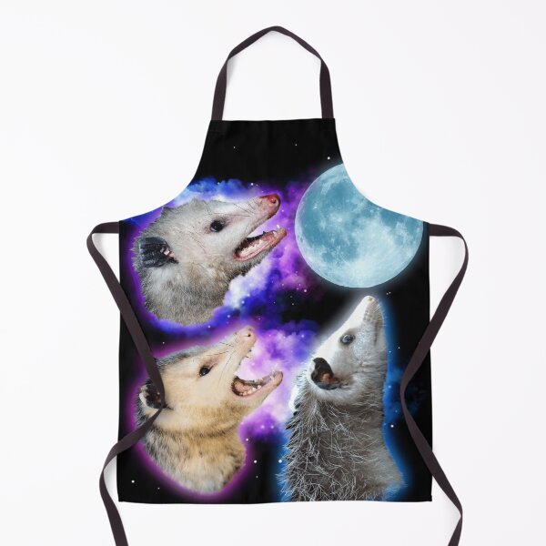 Item preview, opossum howling moon funny possum opossum galaxy designed and sold by teeartforyou.