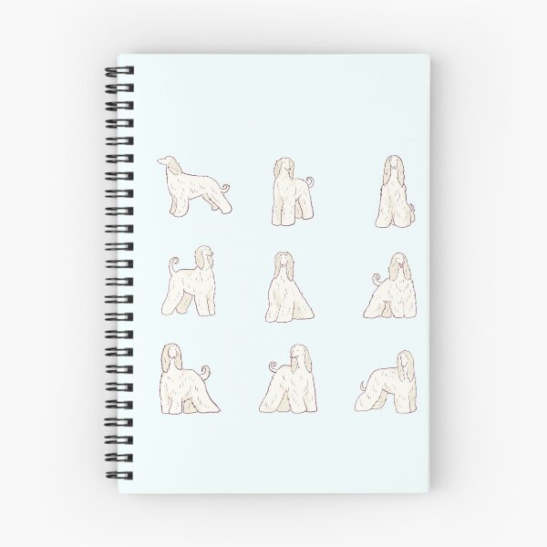 Item preview, White afghan hound pack designed and sold by Mayarart.
