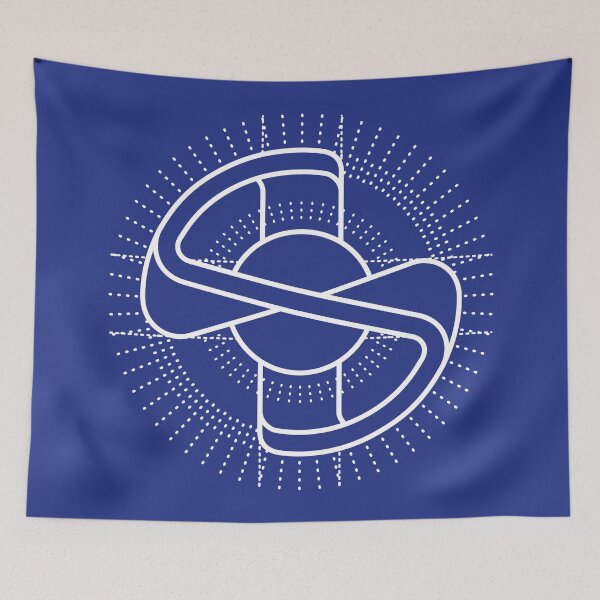 Item preview, Paradox Loop Cross - White designed and sold by palmprints.