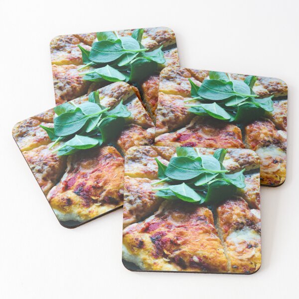 Item preview, Homemade Spinach margarita pizza BIPHOTO designed and sold by BIPHOTONEWS.