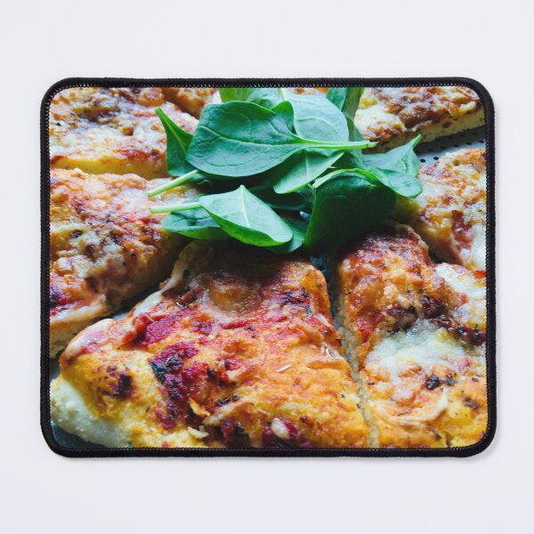 Item preview, Homemade Spinach margarita pizza BIPHOTO designed and sold by BIPHOTONEWS.