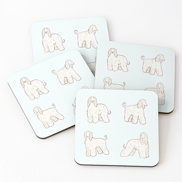 Item preview, White afghan hound pack designed and sold by Mayarart.