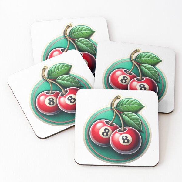 Item preview, Cherry shaped billiard ball, size 8 designed and sold by catcraftss.