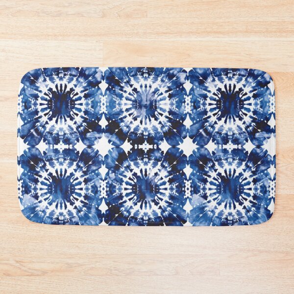 Item preview, Indigo Tie-Dye Star Patterns Background designed and sold by ImagineCorner.